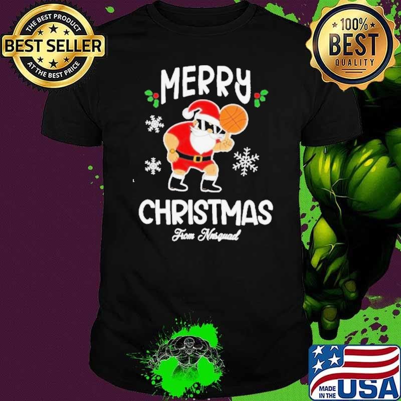 Merry Christmas Nnsquad Santa Play Basketball shirt