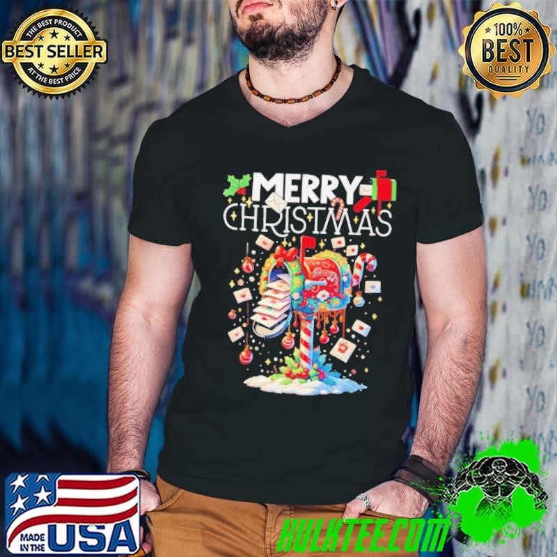 Merry Christmas postal worker shirt