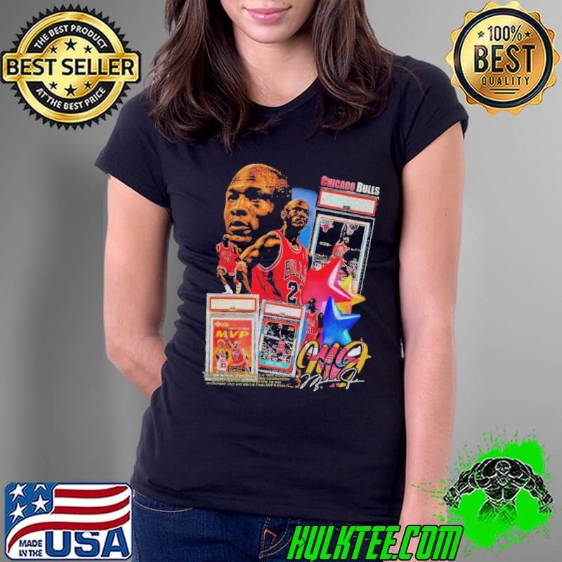 Michael Jordan American businessman and former professional basketball Vintage Card Ladies Tee