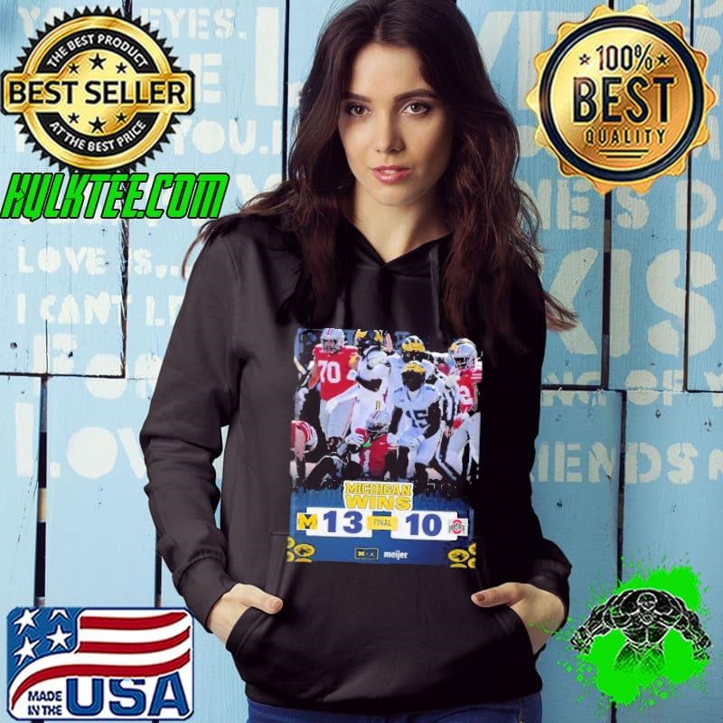Michigan Wins 13-10 Ohio State Buckeyes 2024 Hoodie