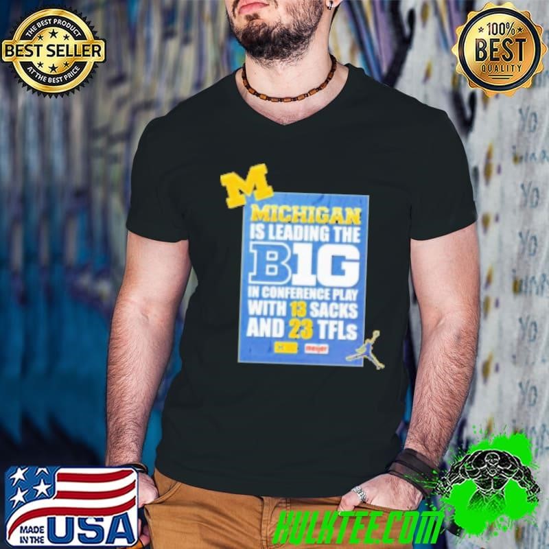 Michigan Wolverines leading big 10 conference play 13 23 Shirt