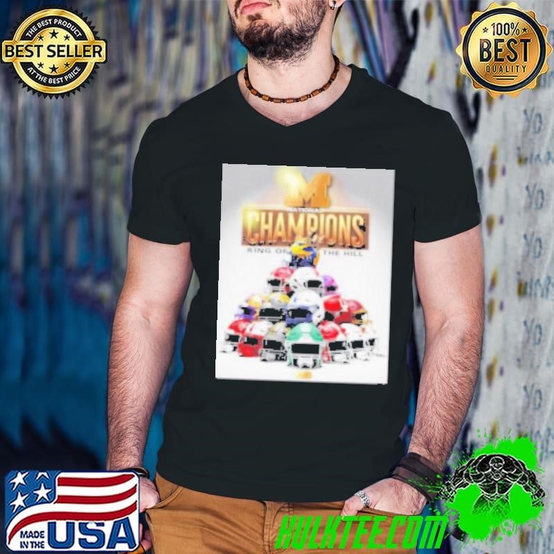 Michigan Wolverines national Champions king of the helmet hill Shirt