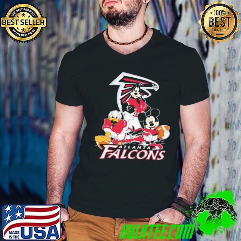 Mickey Friends Atlanta Falcons Tee Disney Inspired Game Day Football NFL Shirt