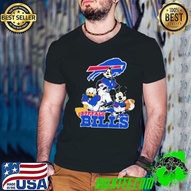 Mickey Friends Buffalo Bills Tee Disney Inspired Game Day Football NFL Shirt