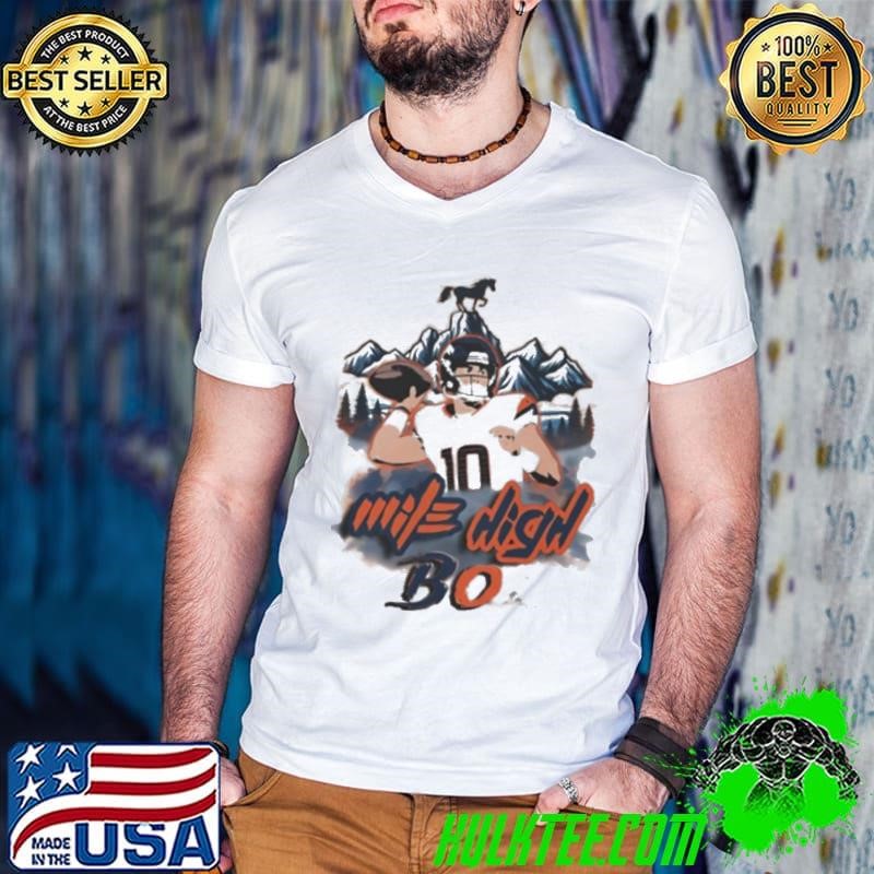 Mile High Bo Nix Football Design shirt
