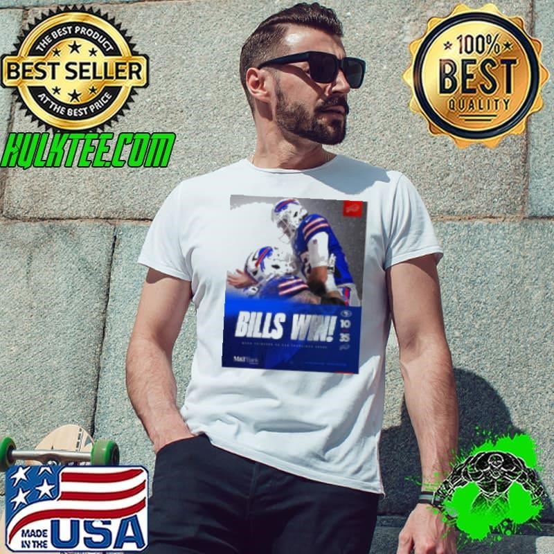 NFL Football 2024 Bills Win Final San Francisco Vs Buffalo Bills 10 – 35 Week Thirteen Unisex