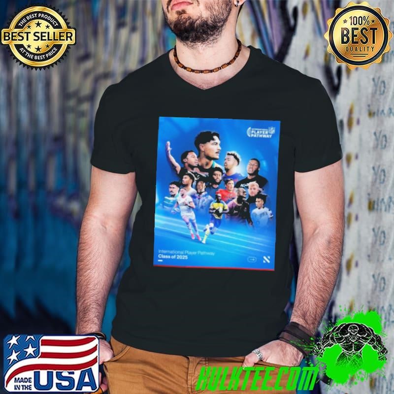 NFL International Player Pathway Class Of 2025 Featuring 14 Athletes Representing 13 Nations Poster shirt