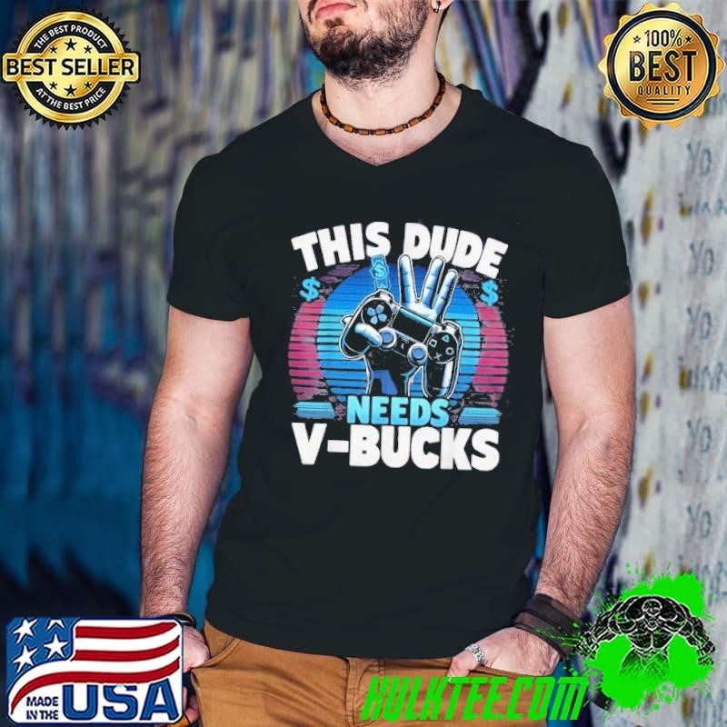 Need For Bucks Funny V Gifts For Bucks Rpg Gamer Vintage Guys V Neck