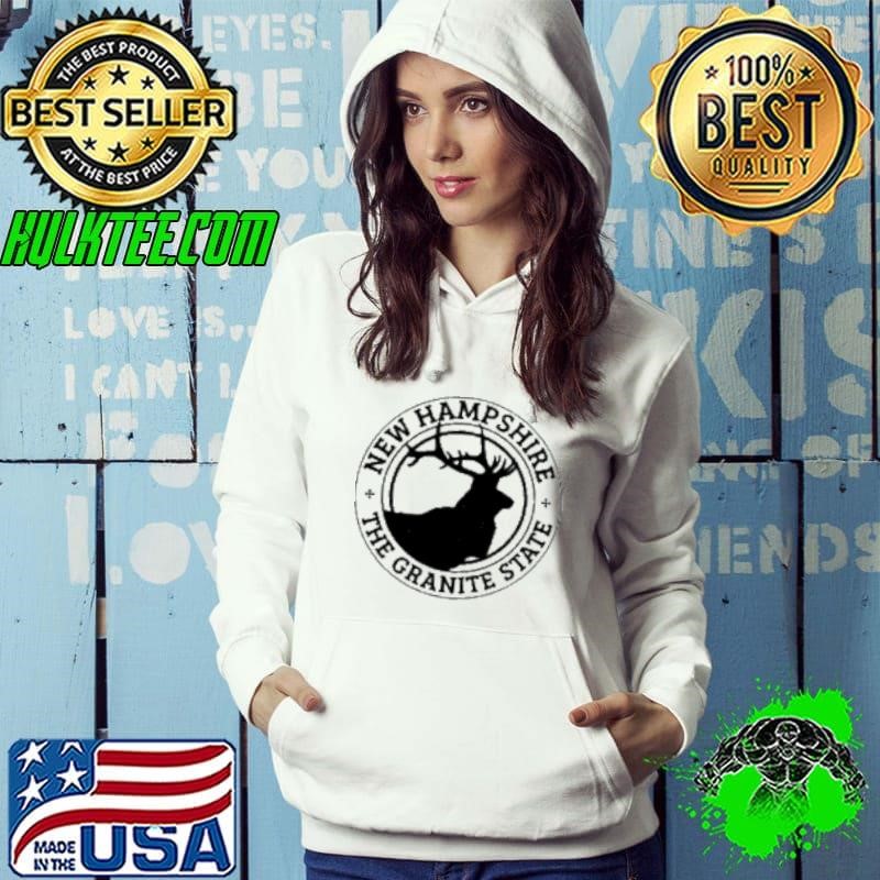 New Hampshire Granite State Elk Hunting Hunter Souvenir Gift Pullover Shirt