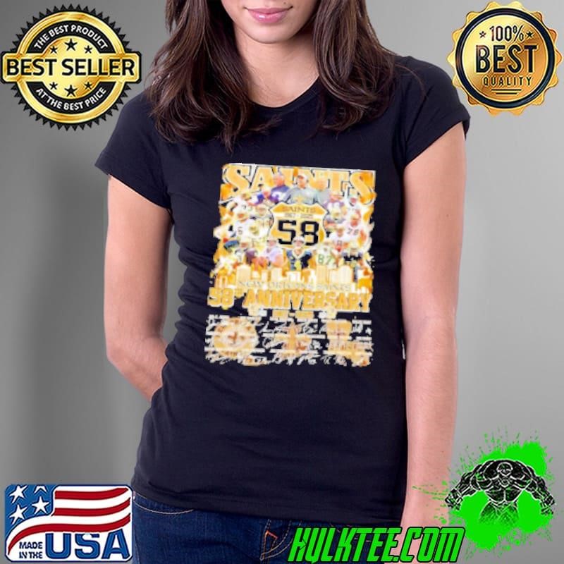 New Orleans Saints The Saints 58th Anniversary 1967 2025 signature Shirt