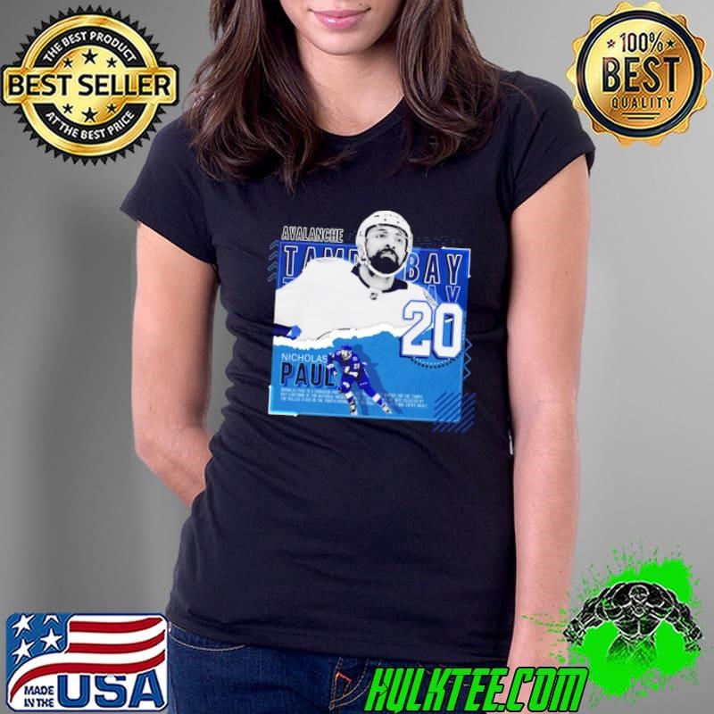 Nicholas paul Canadian professional ice hockey forward Tampa Bay Lightning Ladies Tee