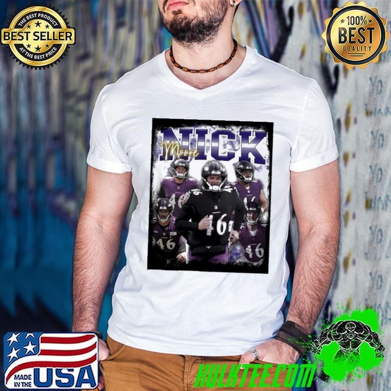 Nick Moore American professional football long snapper T-Shirt