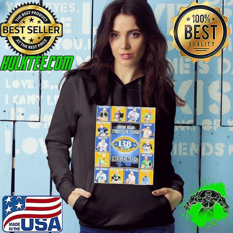 Notre Dame Fighting Irish Legends Players Blanket Shirt