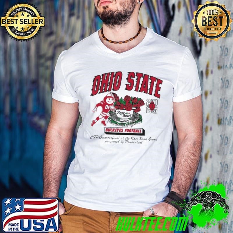 Ohio State Buckeyes CFP Quarterfinal The Rose Bowl Game 2024 ’25 Mascot Guys V Neck