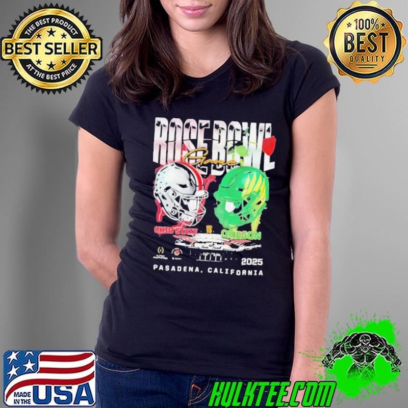 Ohio State Buckeyes vs Oregon Duck 2024 Rose Bowl Head to Head Pasadena California shirt