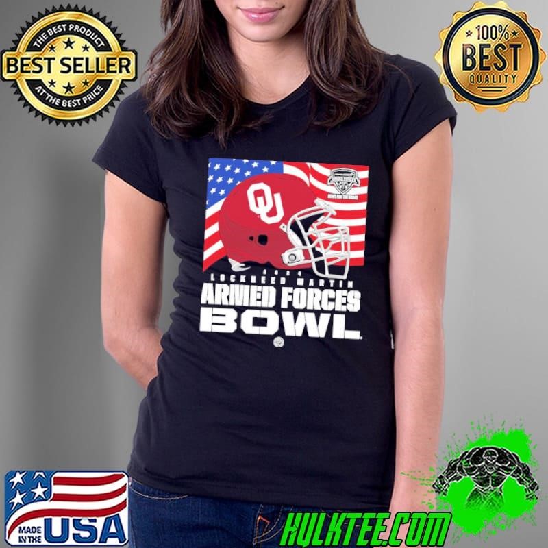 Oklahoma Sooners 2024 Armed Forces Bowl Flag Shirt