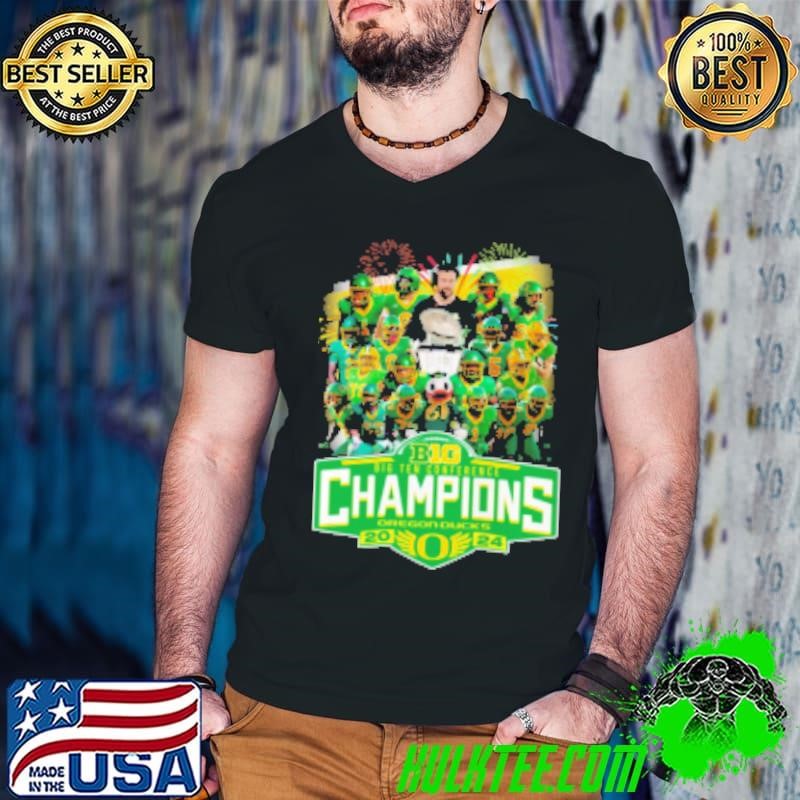 Oregon Ducks Big 10 Conference Football Champions 2024 Shirt
