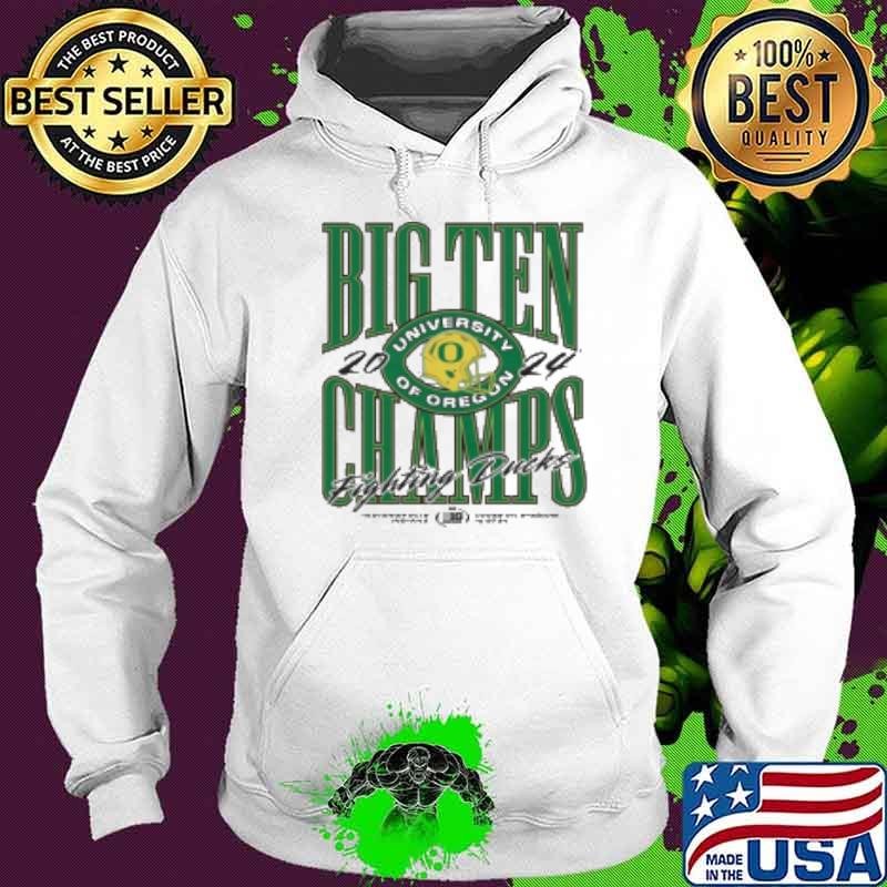 Oregon Ducks Homefield 2024 Big Ten Football Conference Champions Helmet Shirt