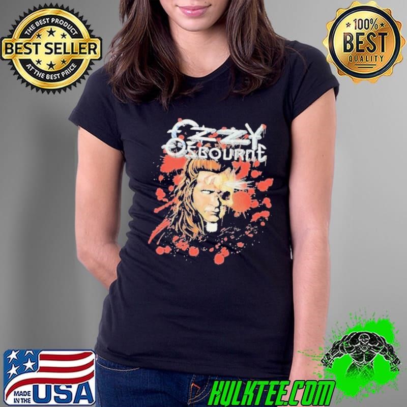 Ozzy Osbourne Priest 1991 Tour English singer songwriter Ladies Tee