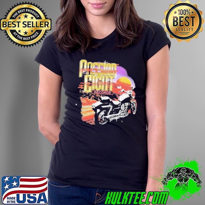 Passion Eight Records Shallow Truths Motorcycle shirt