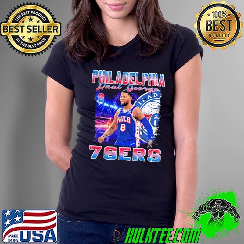 Paul George American professional basketball Philadelphia 76ers Ladies Tee
