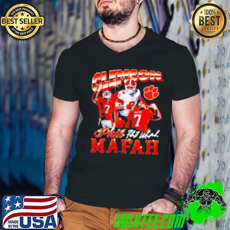 Phil Mafah Clemson Tigers 90s retro Guys V Neck