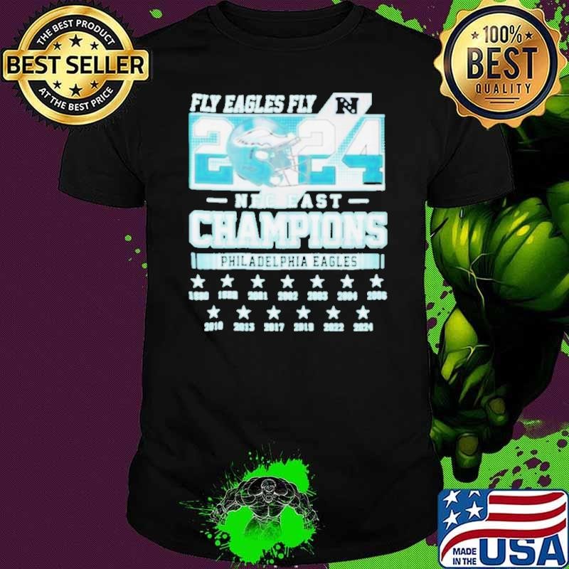 Philadelphia Eagles 2024 NFC East Champions Fly Eagles Fly Shirt