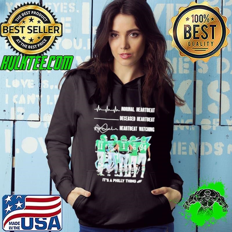 Philadelphia Eagles Crazy Heartbeat Watching Them Playing 2024 signatures Hoodie Philadelphia Eagles Crazy Heartbeat Watching Them Playing 2024 signatures Hoodie