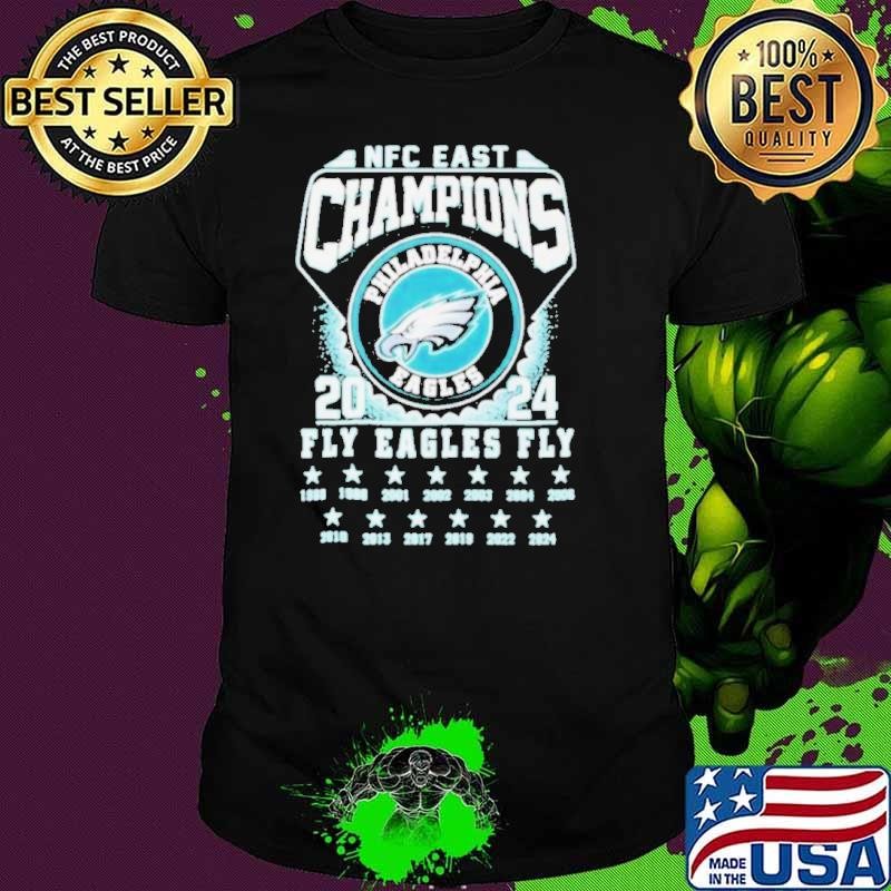 Philadelphia Eagles NFC East Champions 1980 2024 Fly Eagles Fly Shirt