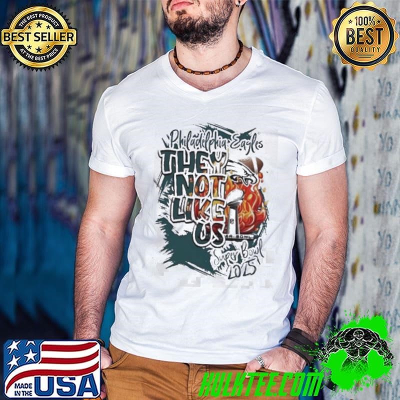 Philadelphia Eagles They Not Like Us Super Bowl 2025 Guys V Neck