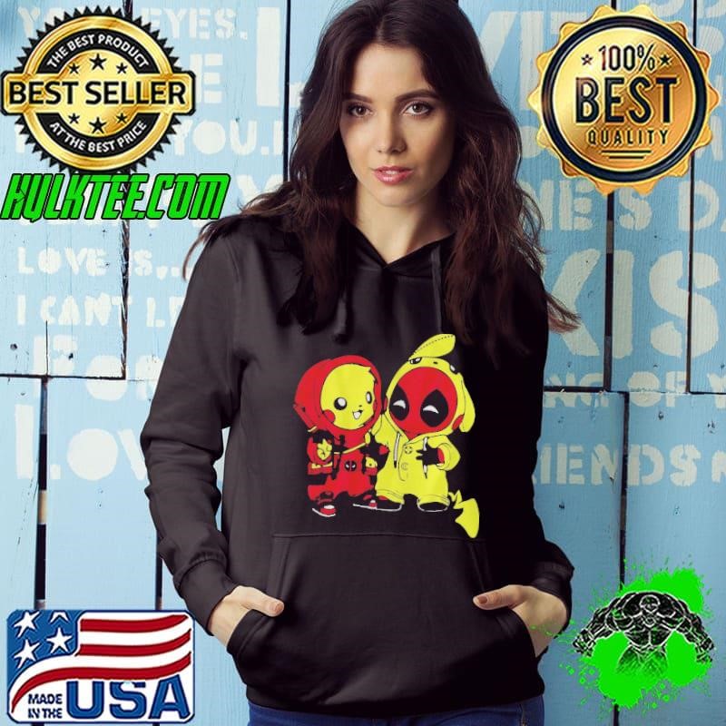Pikapool Pikachu Pokemon And Deadpool 202shirt