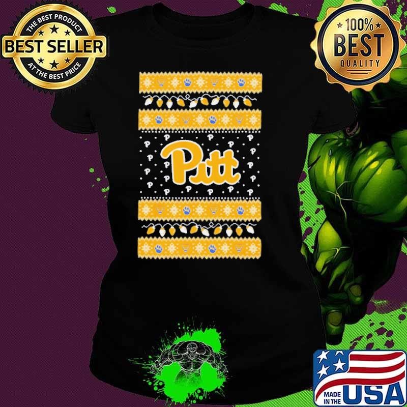Pittsburgh Panthers Ugly Christmas light Shirt