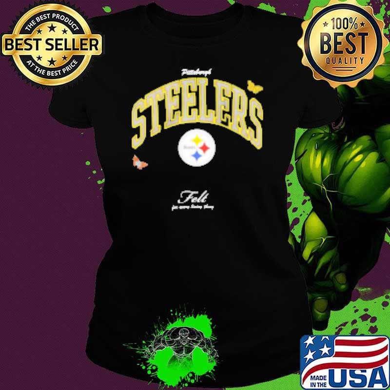 Pittsburgh Steelers Football felt for every living thing butterflies Shirt