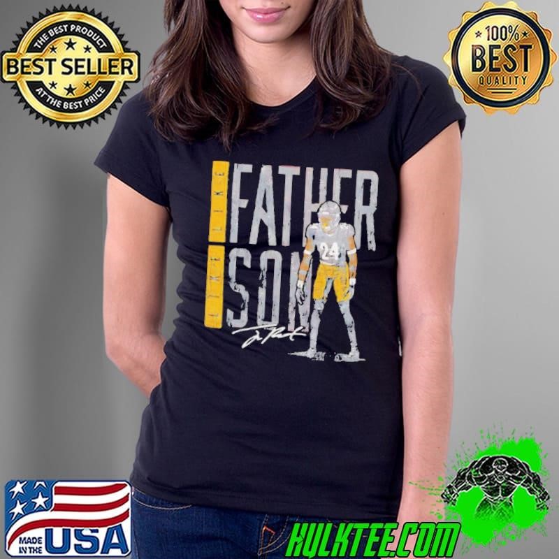 Pittsburgh Steelers Joey Porter Jr. like father like son signature shirt