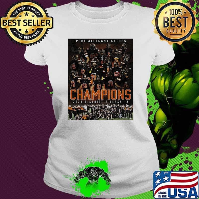 Port Allegany Gators Football 2024 District 9 Class 1A Football Champions Poster shirt