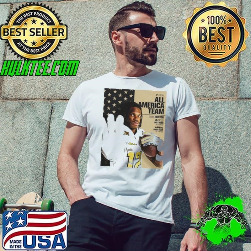 Poster Colorado Buffaloes Travis Hunter All-American honors from the FWAA And AFCA shirt