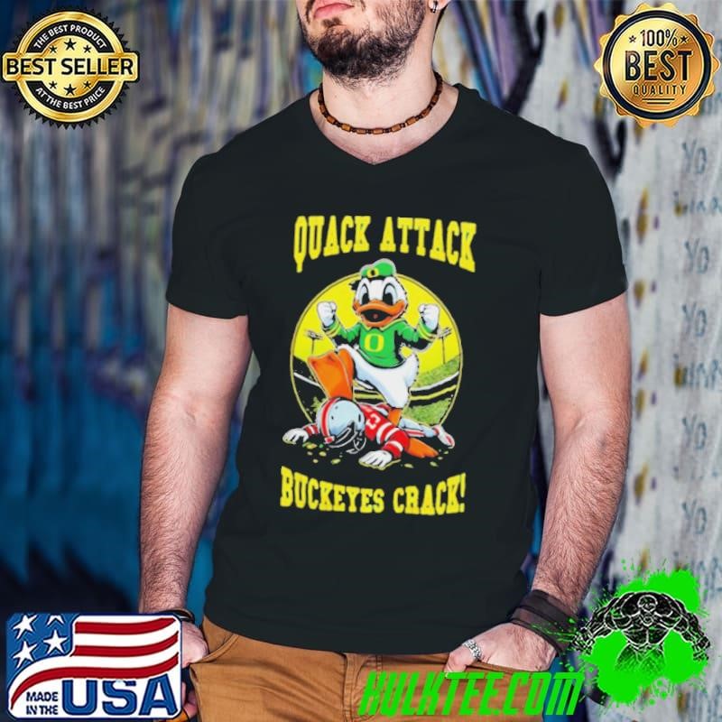 Quack attack Buckeyes crack Oregon Ducks mascot shirt
