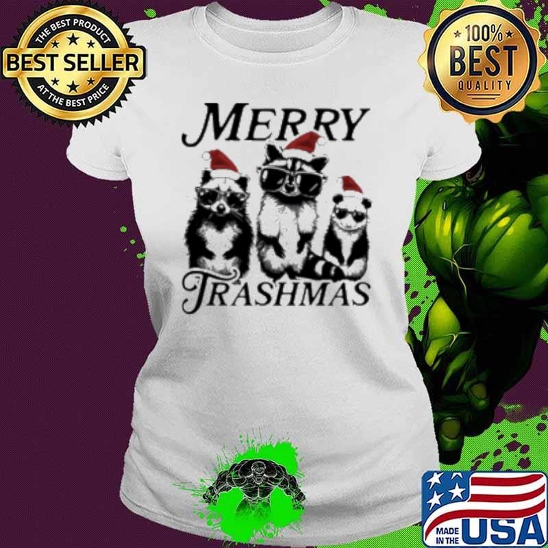 Racoon Merry Trashmas Christmas shirt