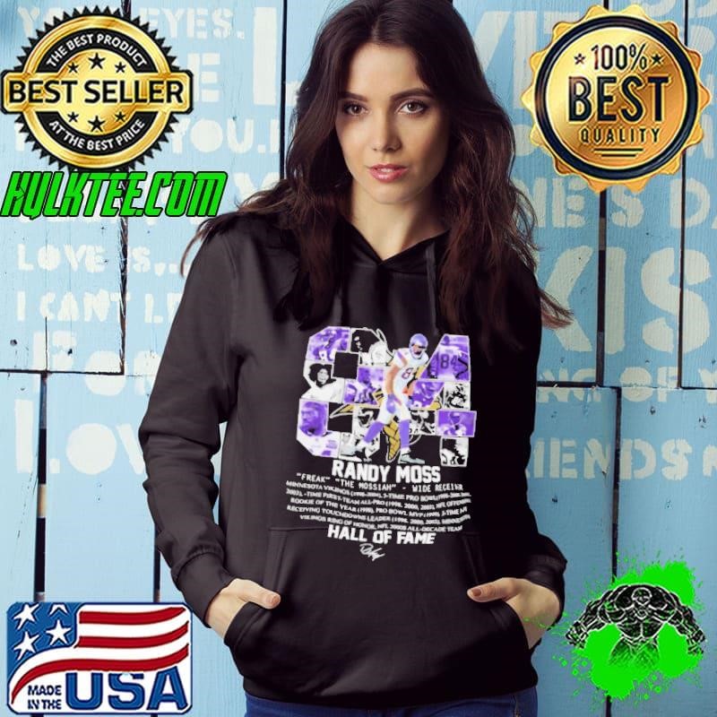 Randy Moss 84 Minnesota Vikings Hall of Fame shirt