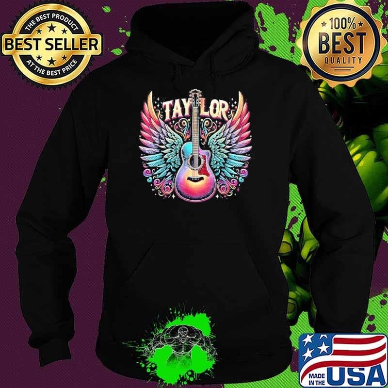 Retro Groovy First Name Personalized 80S Pink Girl Hoodie