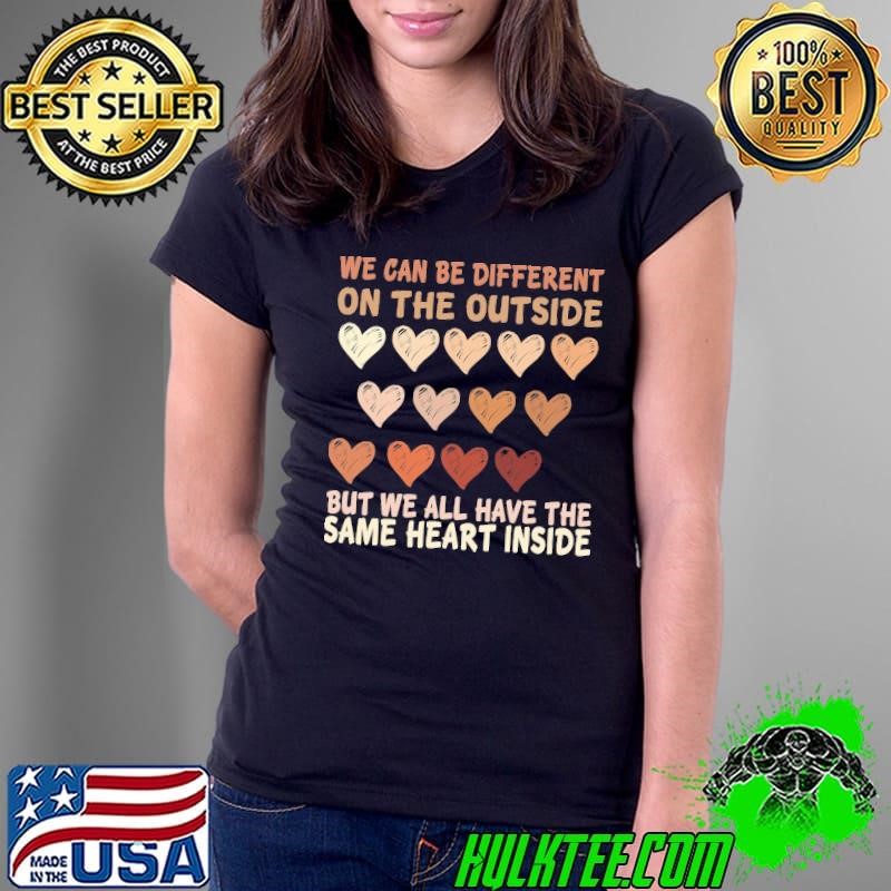 Retro Same Heart Black History Month African American T-Shirt