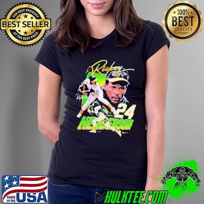 Rickey Henderson 24 Oakland Athletics shirt