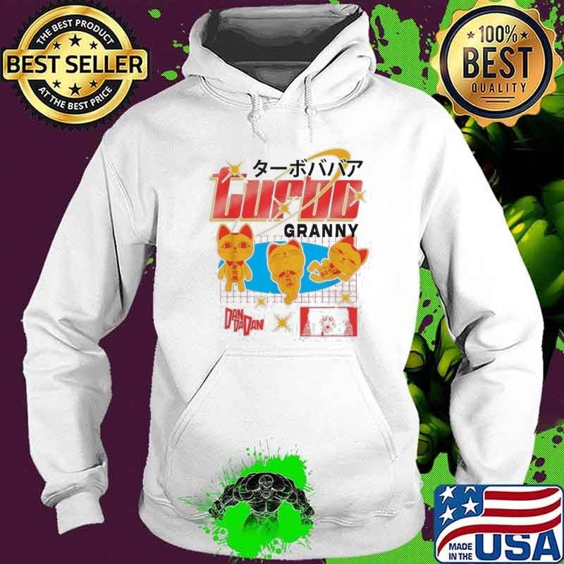 Ripple Junction X Dan Da Dan Turbo Granny Ghost Alien Anime Shirt
