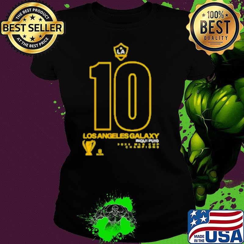 Riqui Puig #10 Los Angeles Galaxy 2024 MLS Cup Champions Shirt