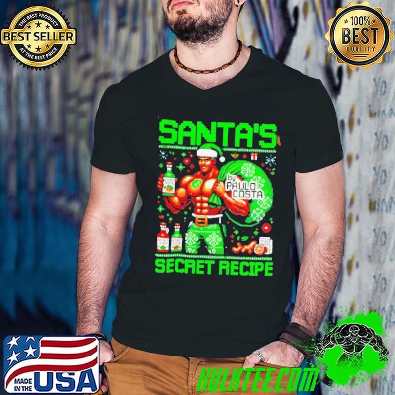 Santa’s Secret recipe juice ugly Christmas shirt