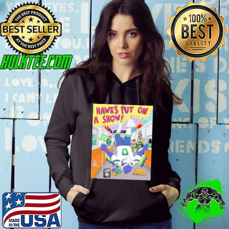 Seattle Seahawks Go Hawks Put On A Show New York Hoodie