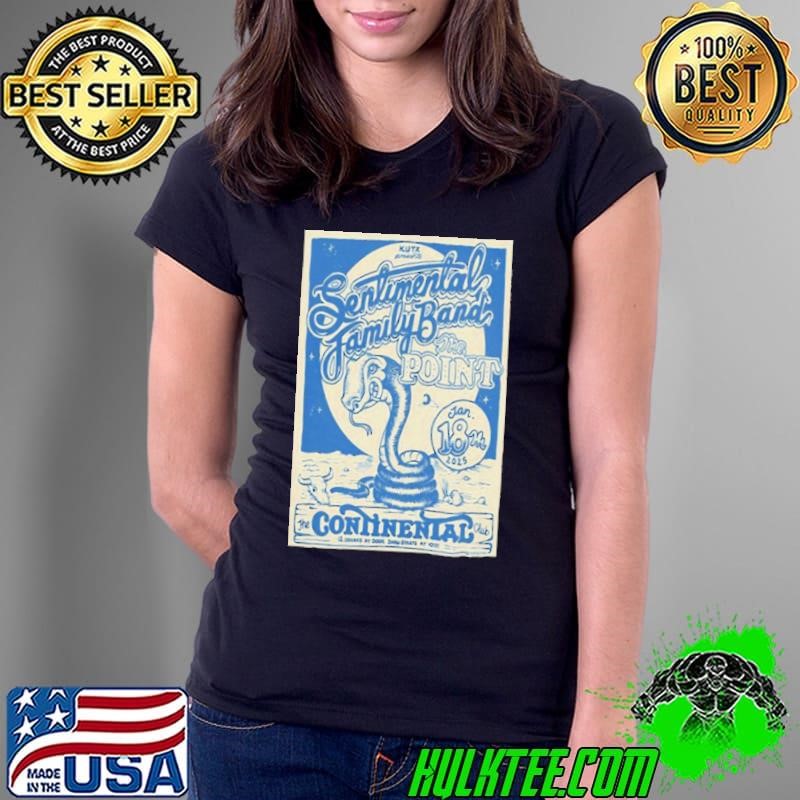 Sentimental Family Band January 2025 Austin TX Commemorative Shirt