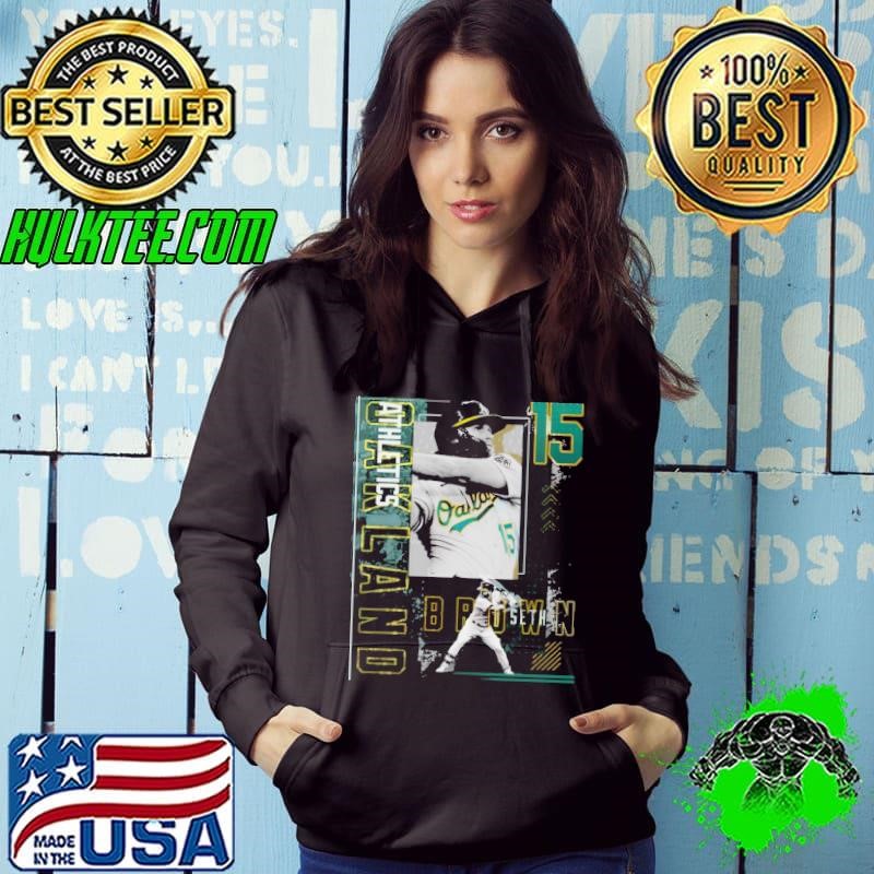Seth Brown American professional baseball outfielder Poster Athletics T-Shirt