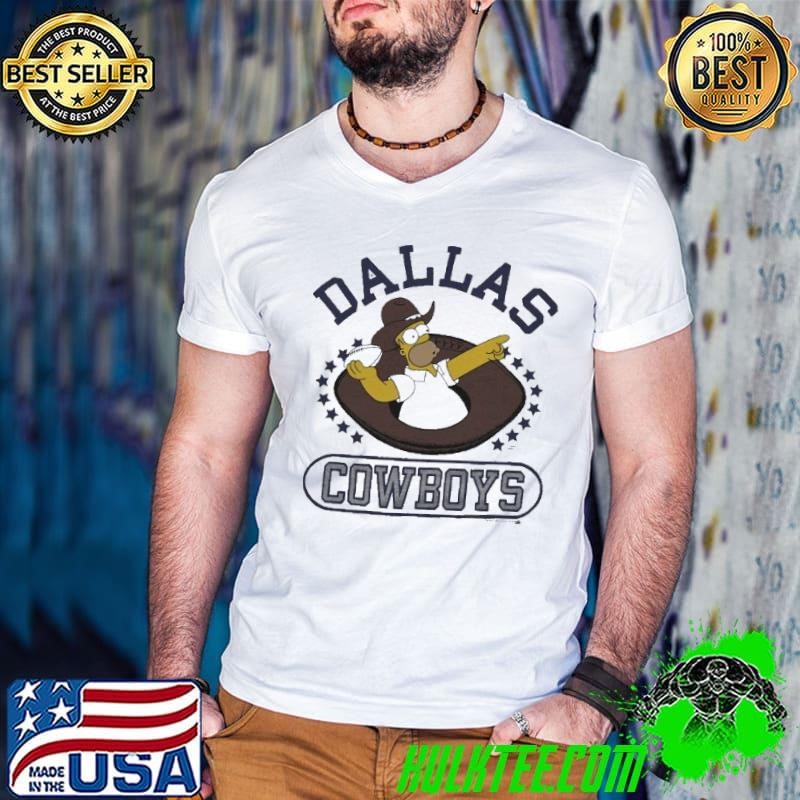 Simpson Dallas Cowboys x The Simpsons Homage Shirt
