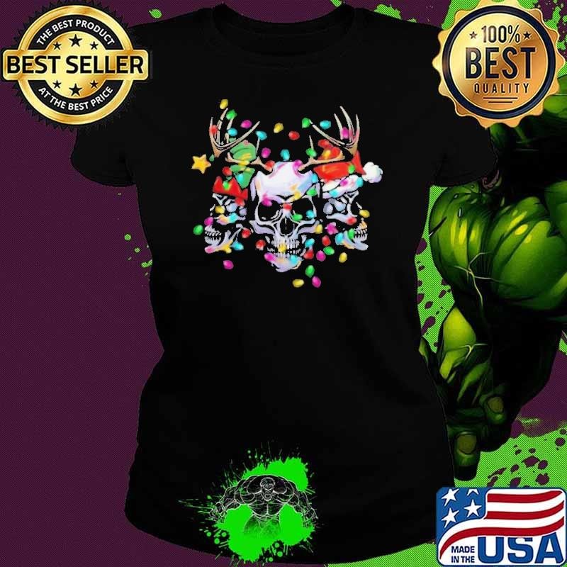 Skulls Merry Christmas shirt